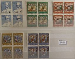 Timbres suisses 1967