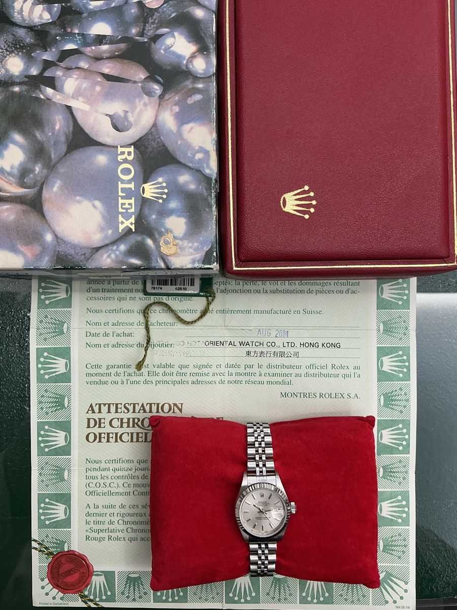 Rolex Orologi: Rolex Lady Datejust 26mm 79174 2001 Full Set – Usato da Zürich venduto da watchdealer-24 8