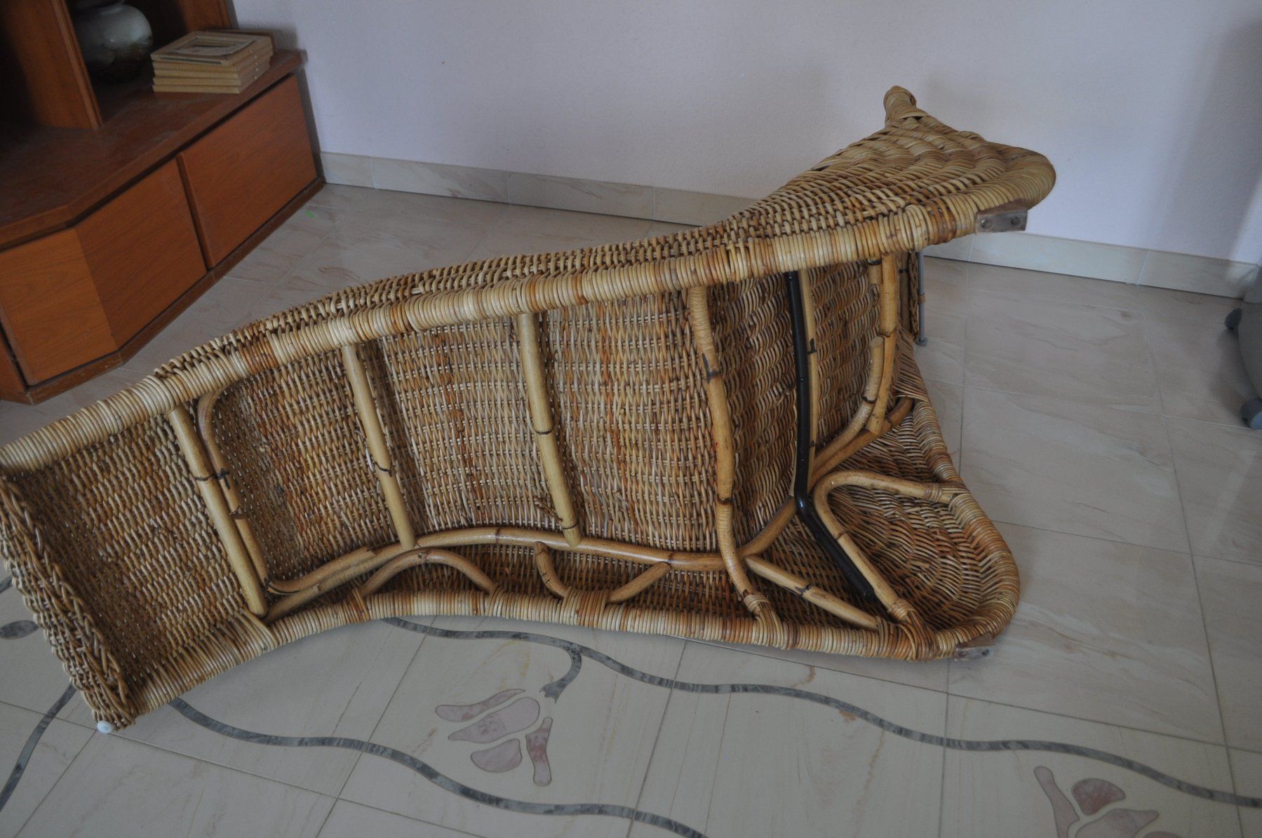 Ikea Sedie a sdraio: Rattan Chaise-longue – Usato da Stüsslingen venduto da jedmar 2
