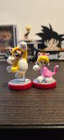 Mario & Peach Katze Amiibo Figuren - Top Zustand!