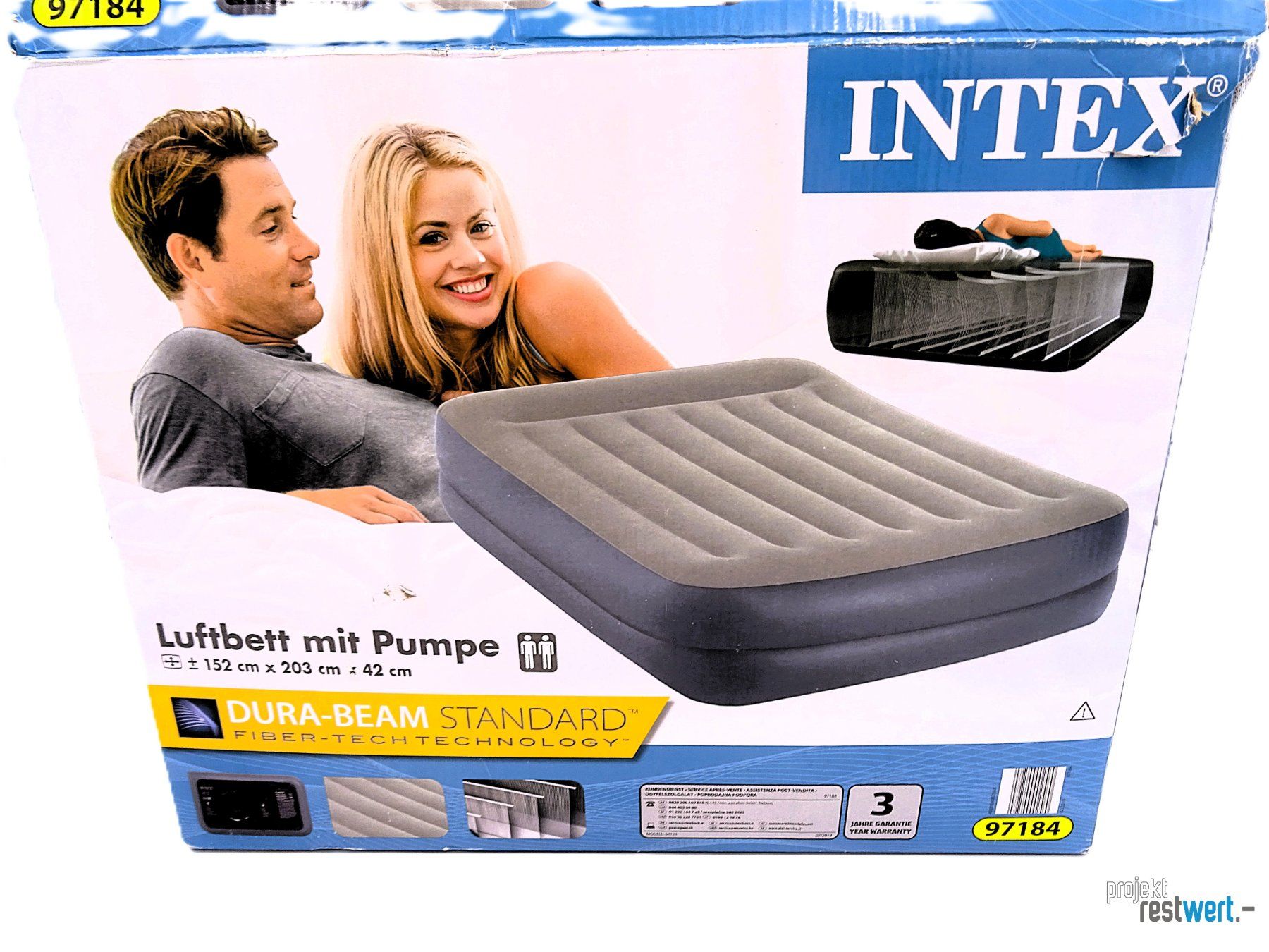 Betten: Luftbett mit Pumpe von INTEX – Neu (gemäss Beschreibung) aus Bülach von restwert_buelach 5