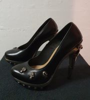 New Rock Pumps mit Skull "Punk" Gr. 38 / Gothic - Punk