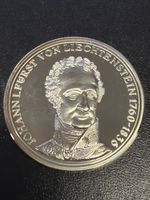 (1328)Silbermedaille Liechtenstein Johann I 1975 999.9