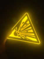Lampe lightbox décoration signalétique explosion
