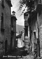 Gerra Gambarogno TI vicolo paese lago Maggiore G