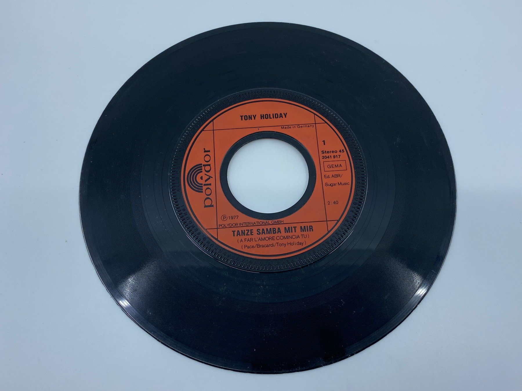 Schallplatten: Tony Holliday - Tanze Samba mit mir – Gebraucht aus Langwiesen von Restposten-24 3