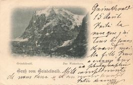 Grindelwald BE Wetterhorn Alpen Panorama Dorf