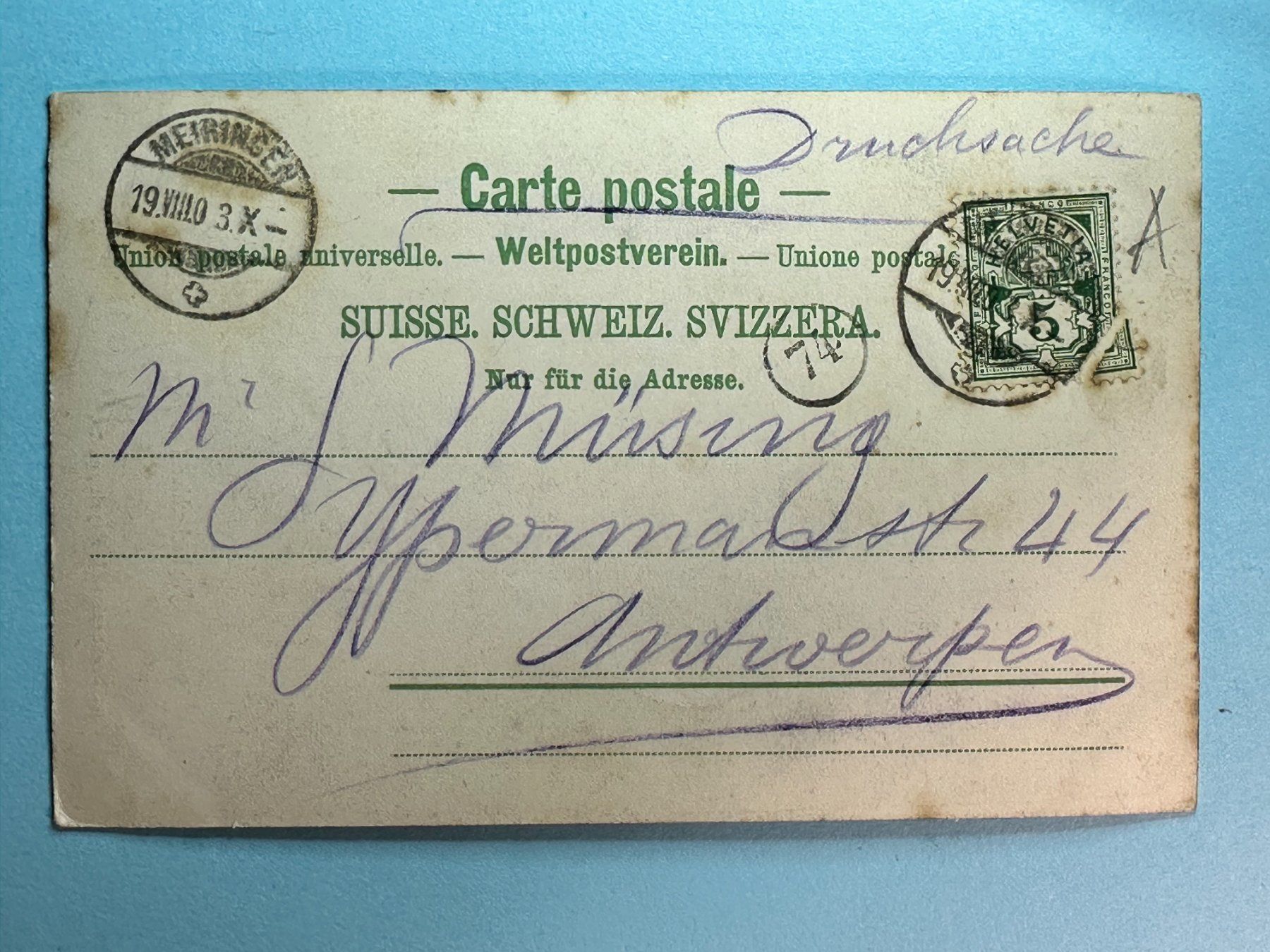 Cartes postales: Alpbachschlucht ob Meiringen – D'occasion à Steg VS par _vinci_ 1