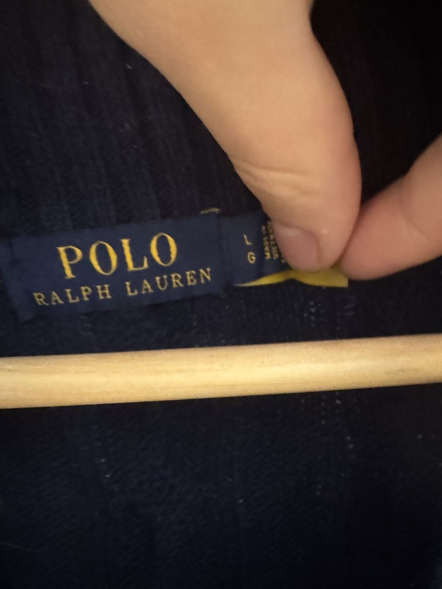 Maglioni & Felpe: Polo Ralph Lauren Zopfstrick Pullover Gr. L Dunkelblau – Usato da Hinwil venduto da Erl_rl67 2