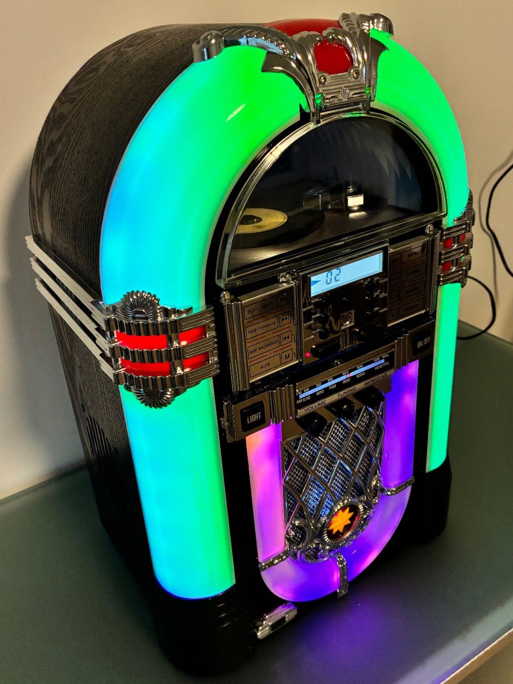 Jukebox: Coole Wellkraft Jukebox im Retro Design - Chicago – Usato da Horw venduto da adler65 2