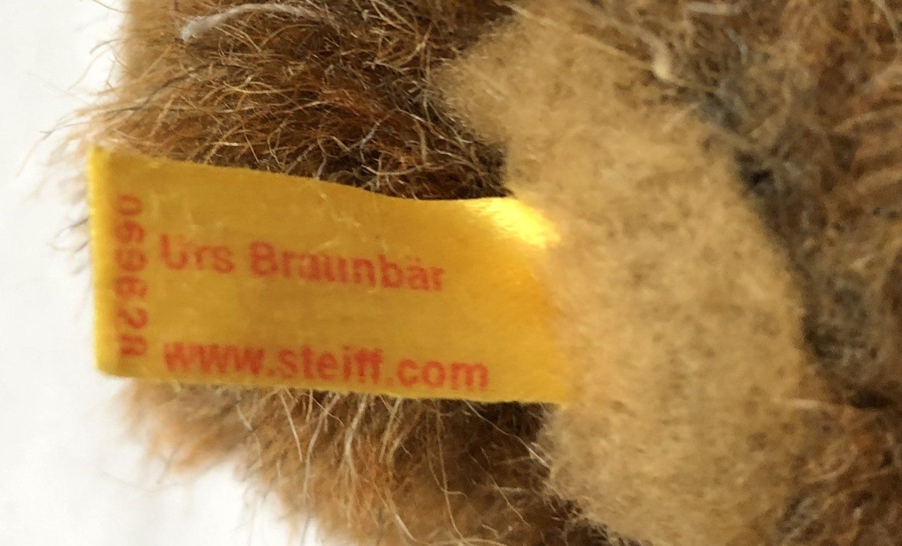 Steiff Giocattoli: Steiff - Plüschtier - Bär "Urs" - Nr.069628 – Usato da Schaffhausen venduto da durruti 5