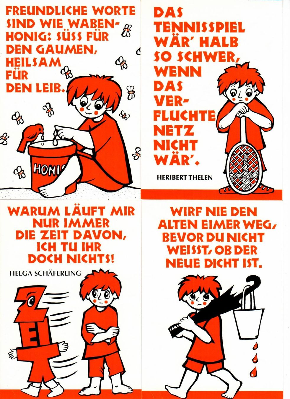 Cartes postales: Spruchkarten – D'occasion à Wolhusen par Curver9