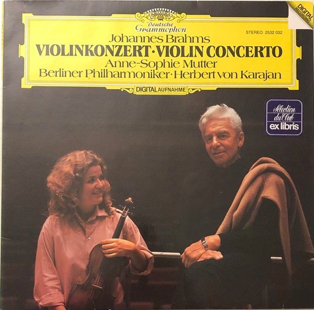 Schallplatten: Brahms – Violinkonzert D-dur (LP, Mutter / Karajan) – Gebraucht aus Grüningen von azulamarillo_vinyl