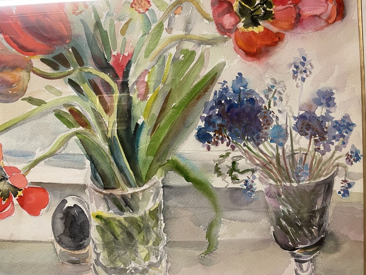 Gemälde: Wunderschönes Aquarell – Gebraucht aus Hindelbank von chinok01 3