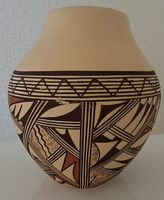 Wunderschöne Hopi Indianer Vase von Jofern Puffer
