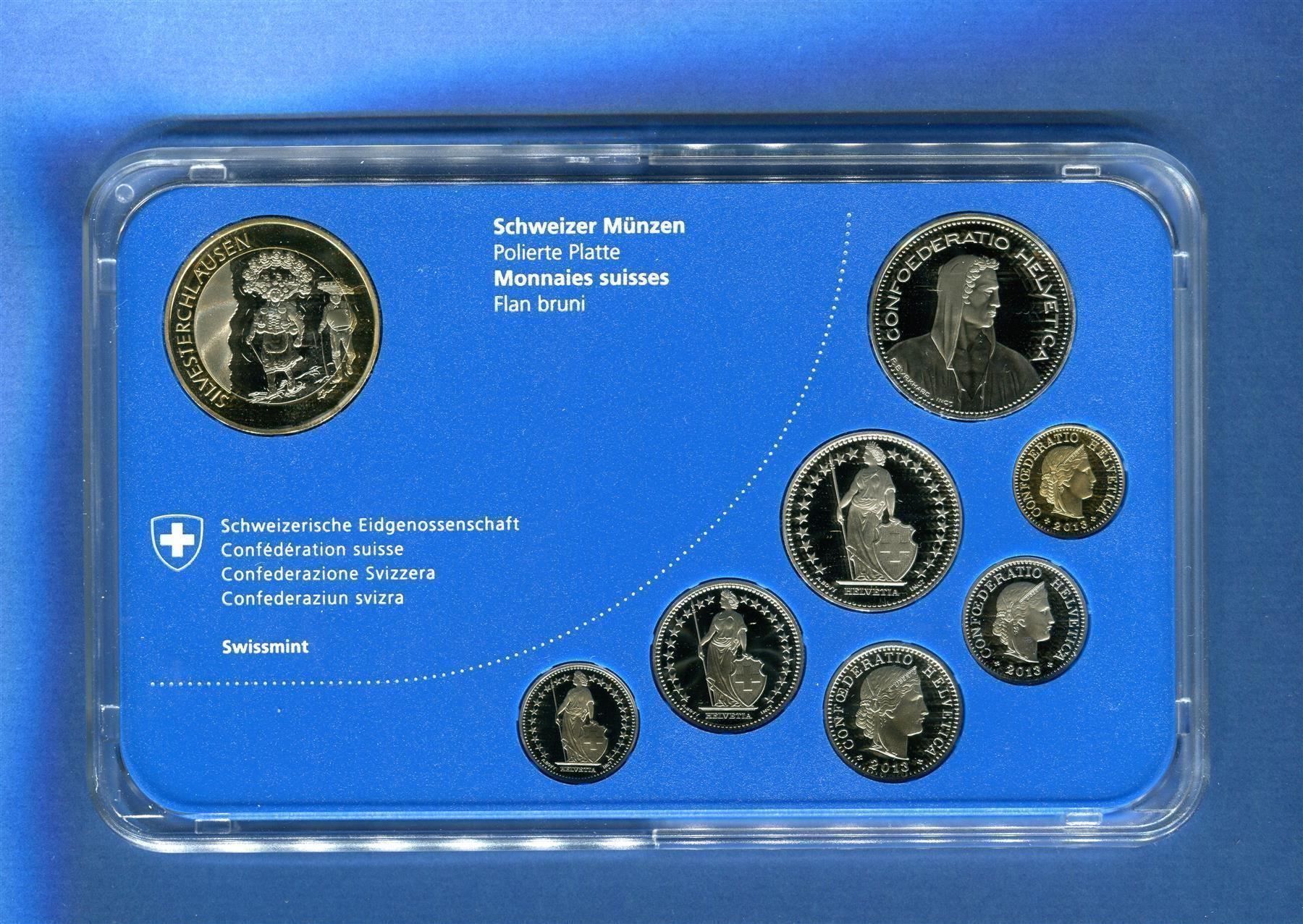 Tutti le monete: (1406) Münzsatz 2013 PP im Schutzkarton – Usato da Rüthi (Rheintal) venduto da erdnuessli1 1