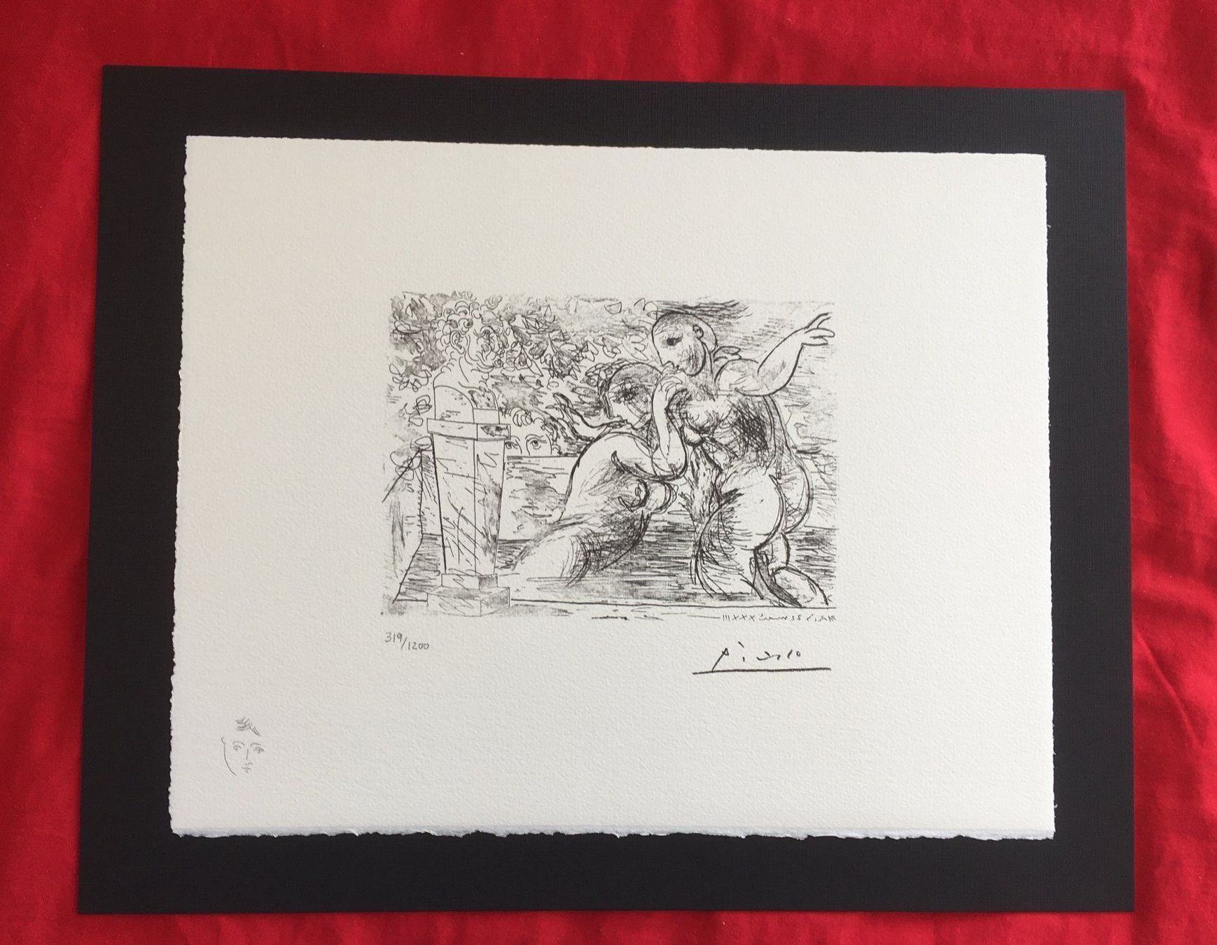 Arts picturaux & lithographies: Pablo Picasso  "Suite Vollard" "Sculpteur, modèle couché..." – D'occasion à Nennigkofen par Sommersonnen