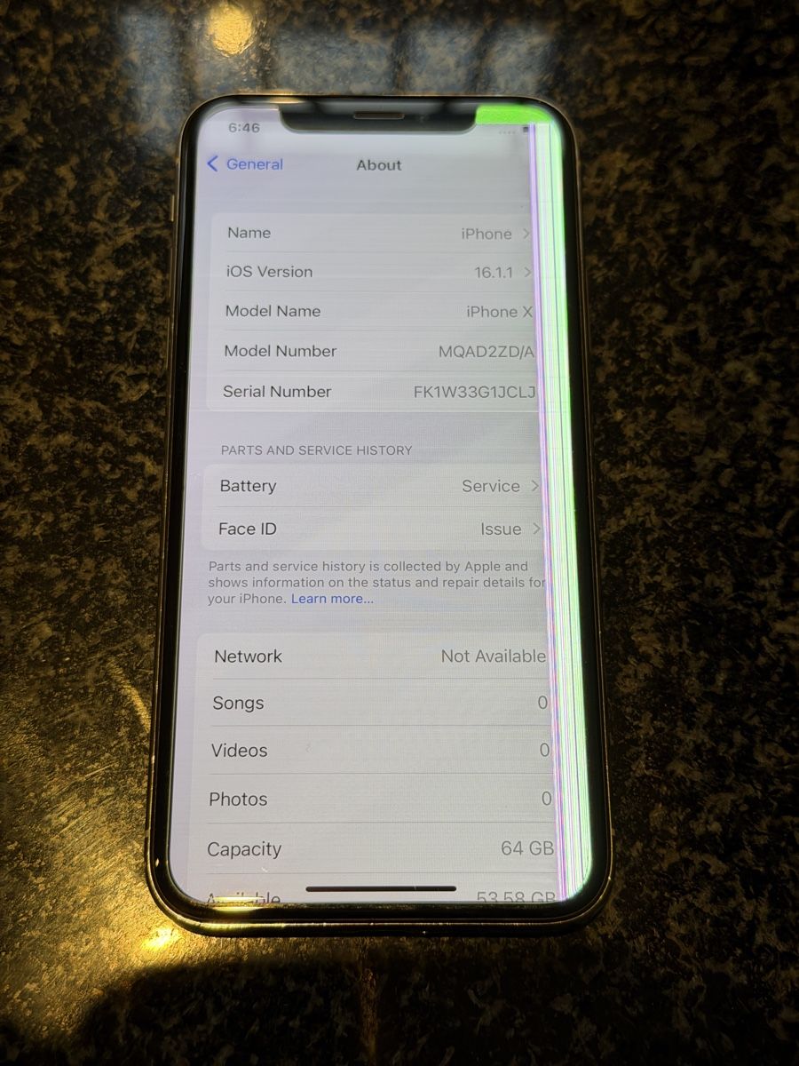 Apple Telefoni cellulari / Smartphones: iPhone X 64gb écran à remplacer – Usato da Lausanne venduto da Planet_Faisceaux 3