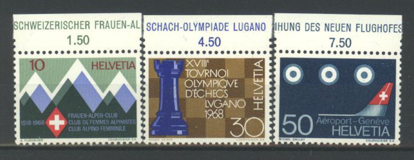 Tutti i francobolli: 1968, Sonderpostmarken I ** – Usato da Willisau venduto da Vollstempel