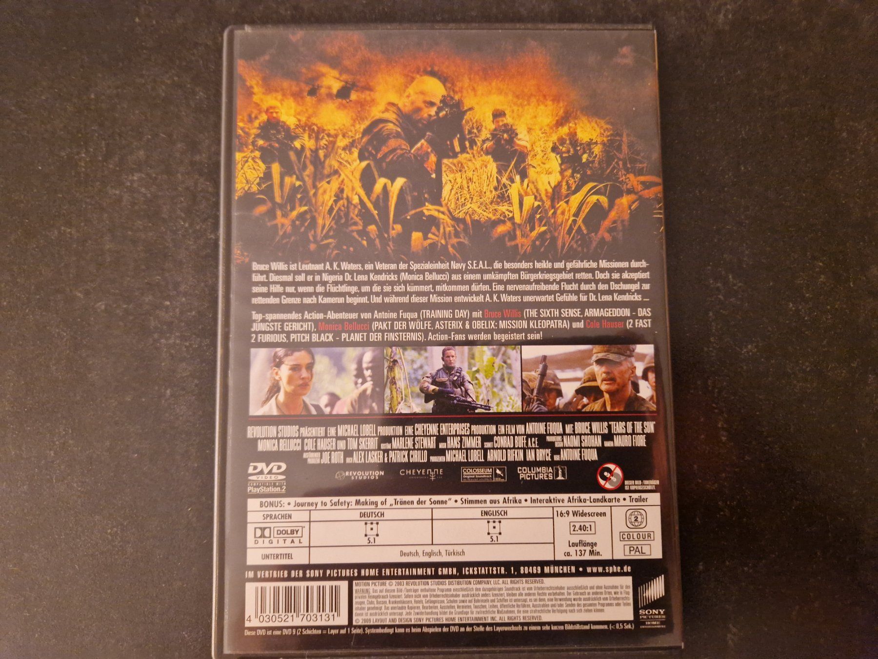 Tutti i DVDs: Tränen der Sonne DVD Topzustand – Usato da Buchs SG venduto da Herc01 2