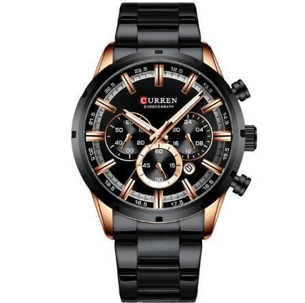 Orologi: Curren Männer Uhr Schwarz – Nuovo e nell'imballaggio originale da Wängi venduto da Bmo