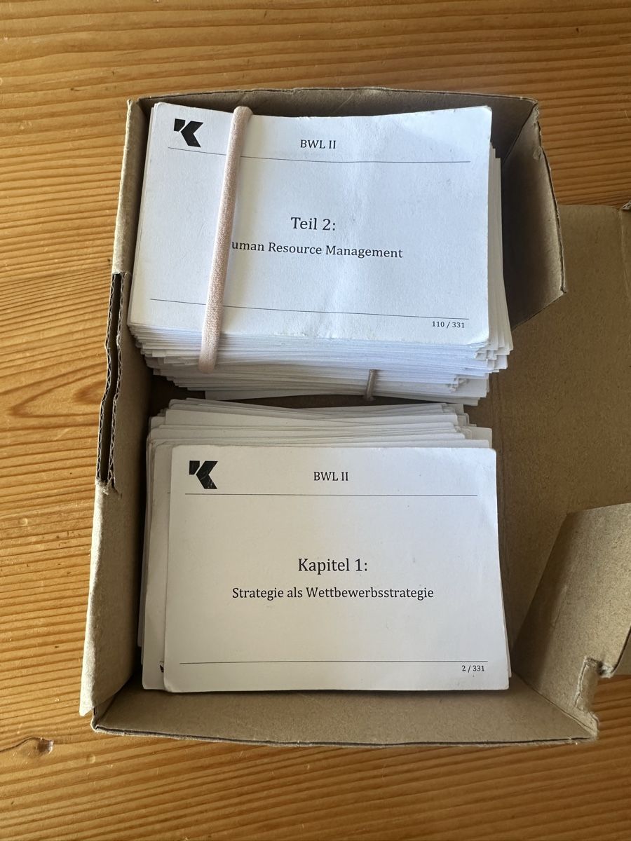 Libri: Bwl 2 Lernkarten uzh – Usato da Volketswil venduto da Mira-Laura