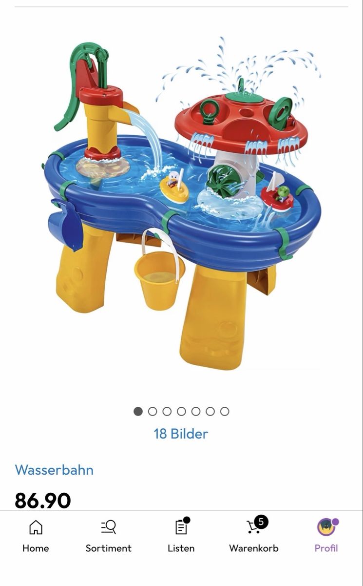 Aquaplay Giocattoli: Kinder Wassertisch mit Pumpe, Top Zustand! (56 – Nuovo (secondo la descrizione) da Aesch BL venduto da Kliana 3