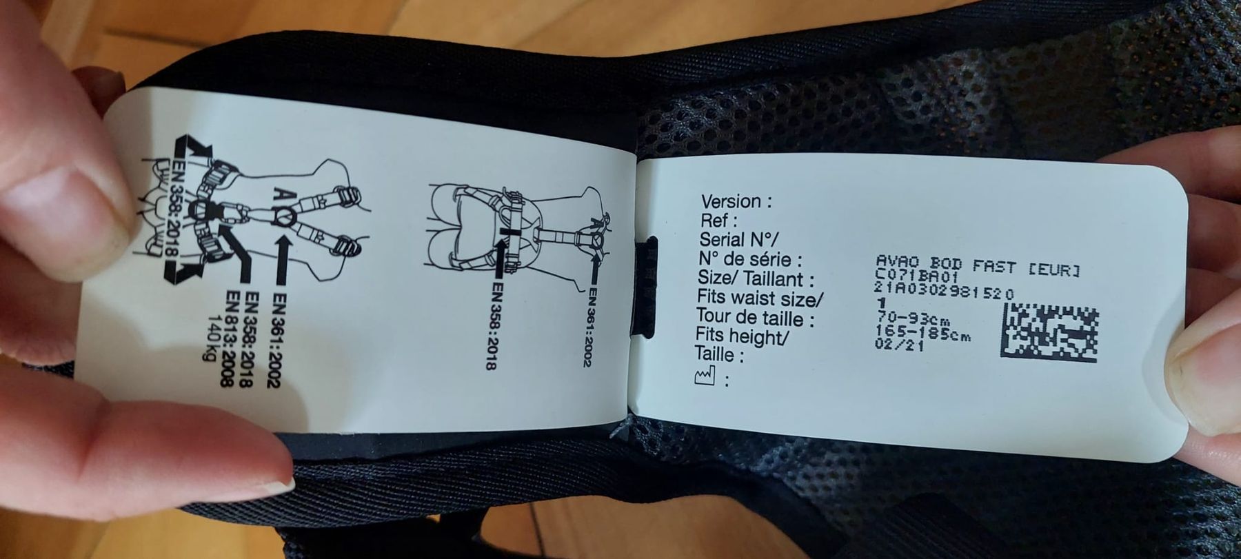 Petzl Kletterausrüstungen: Baudrier complet Petzl Avao Bod Fast – Gebraucht aus Le Locle von cor_l7nw 2