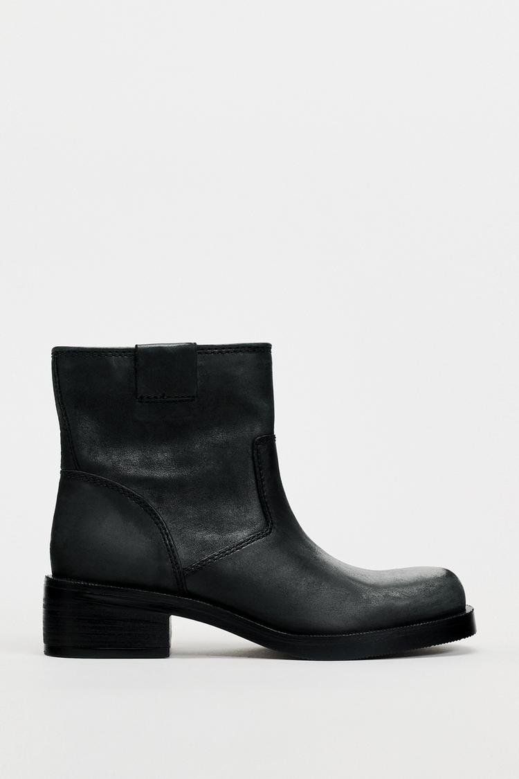 Zara Damenschuhe: LEDERBOOTS ZARA NP. Fr. 129.- – Neu (gemäss Beschreibung) aus Biberist von Soleda67