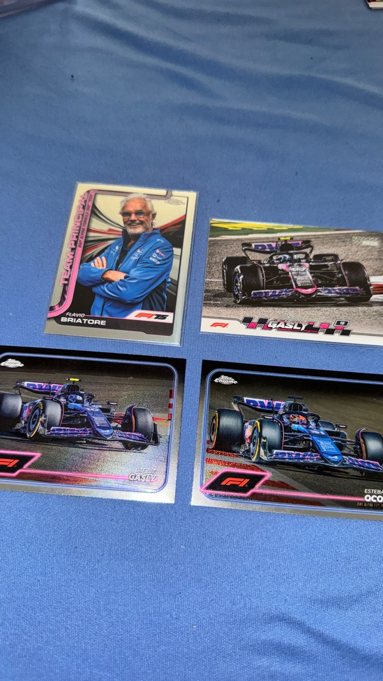 Topps Carte collezionabili: Topps chrome formel 1 karten alpine – Nuovo (secondo la descrizione) da Burgdorf venduto da Catbagger64