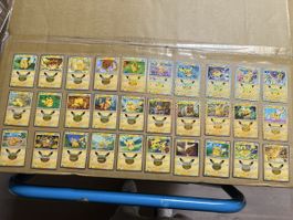 Alle 30 Pikachus von 30th Celebration Englisch