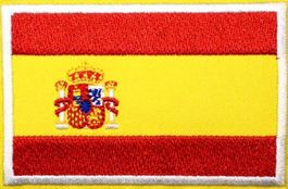 Spanien Aufnäher Badge Patch Barcelona Madrid Mallorca Flick