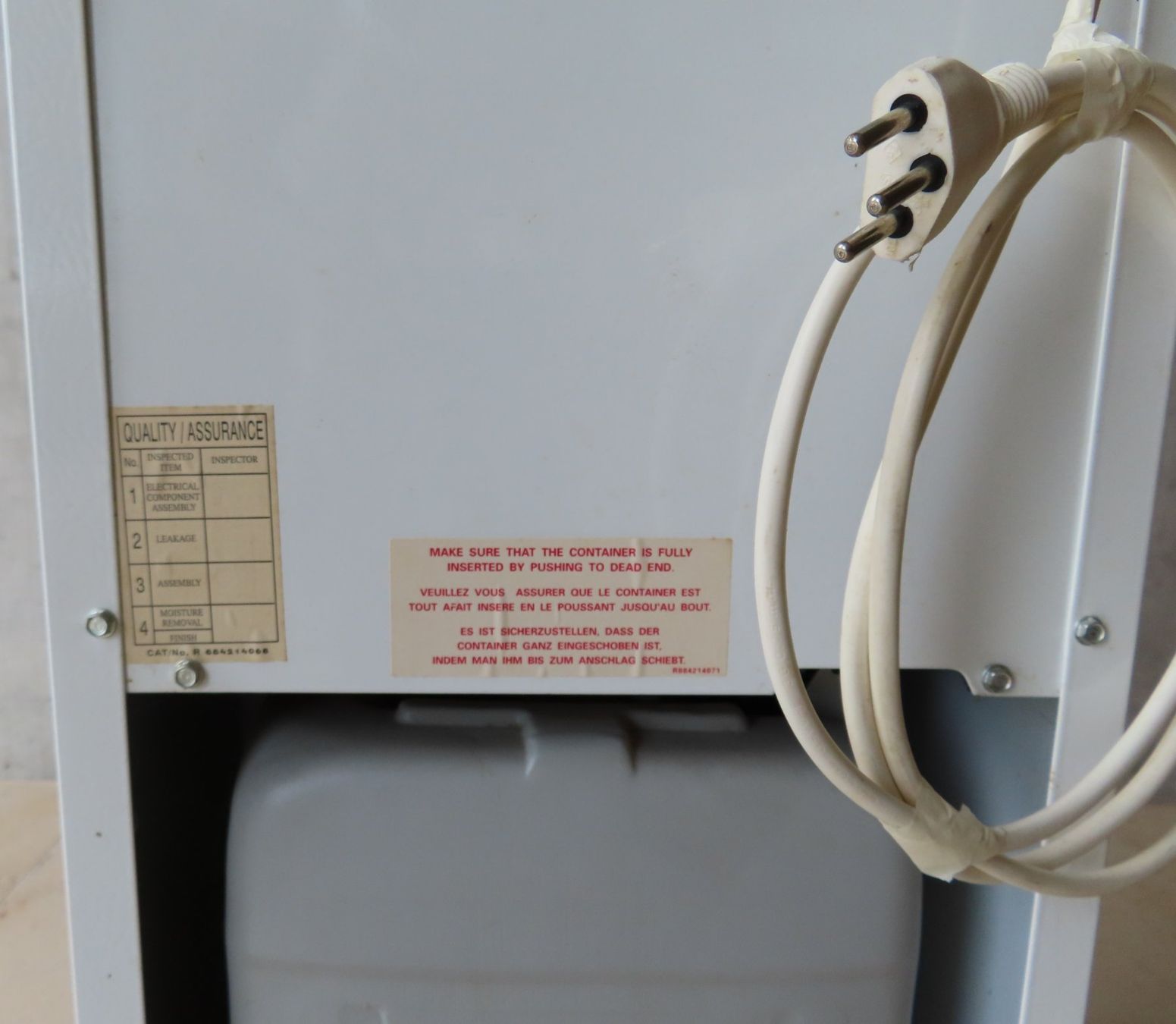 Deumidificatori: MEF 25 Luftentfeuchter, 10L – Usato da Reinach BL venduto da WBZ-Flohmarkt 5