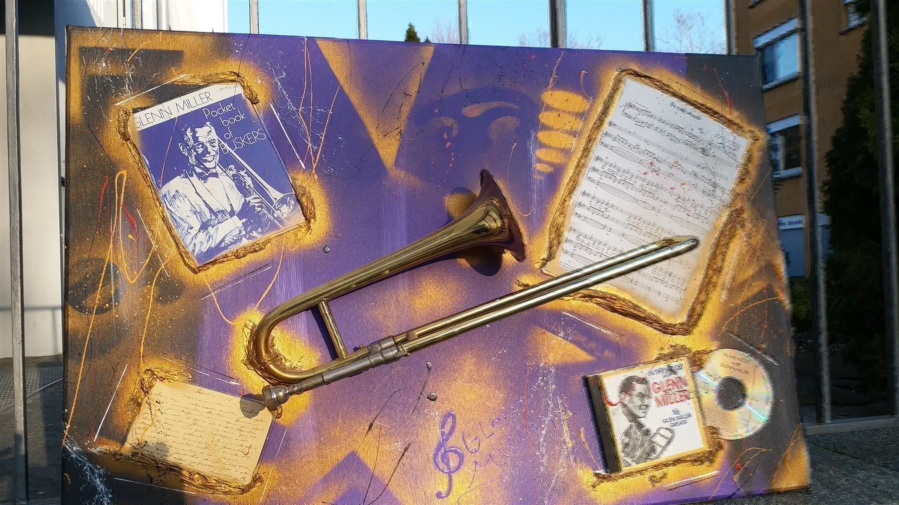 Instruments de musique: Rost "Glenn Miller" Zugposaune – D'occasion à Zürich par Galerie-Kunst