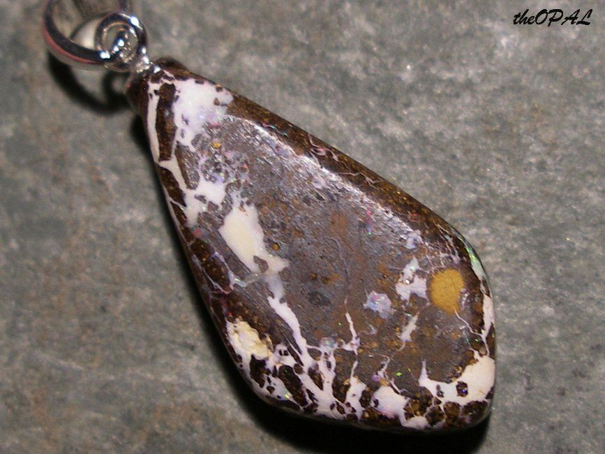Ciondoli: theOPAL *** BOULDER MATRIX OPAL ANHÄNGE 10,51ct *** – Nuovo e nell'imballaggio originale da Ebnat-Kappel venduto da theOPAL 4
