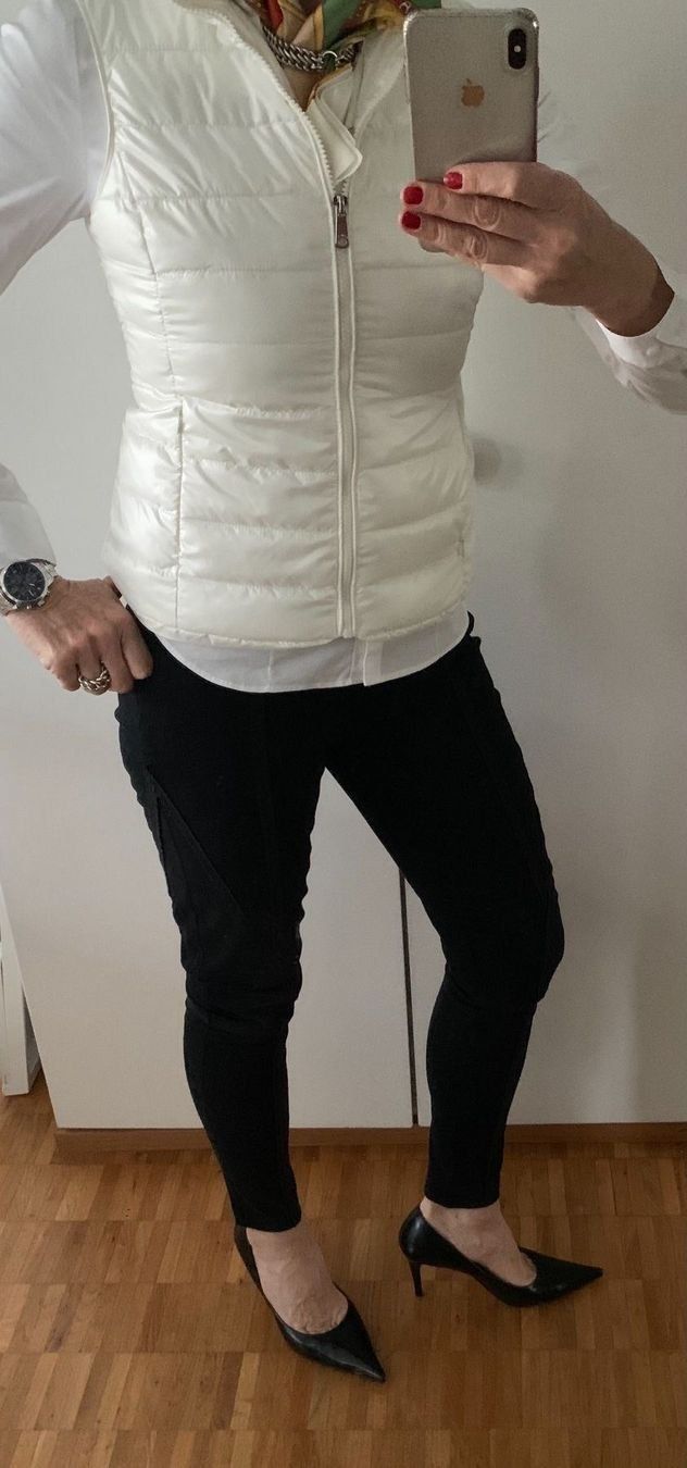 Gilet & Giacche senza maniche: WESTE Steppweste weiss-crem Farbe – Nuovo (secondo la descrizione) da Adliswil venduto da Jessik0 1