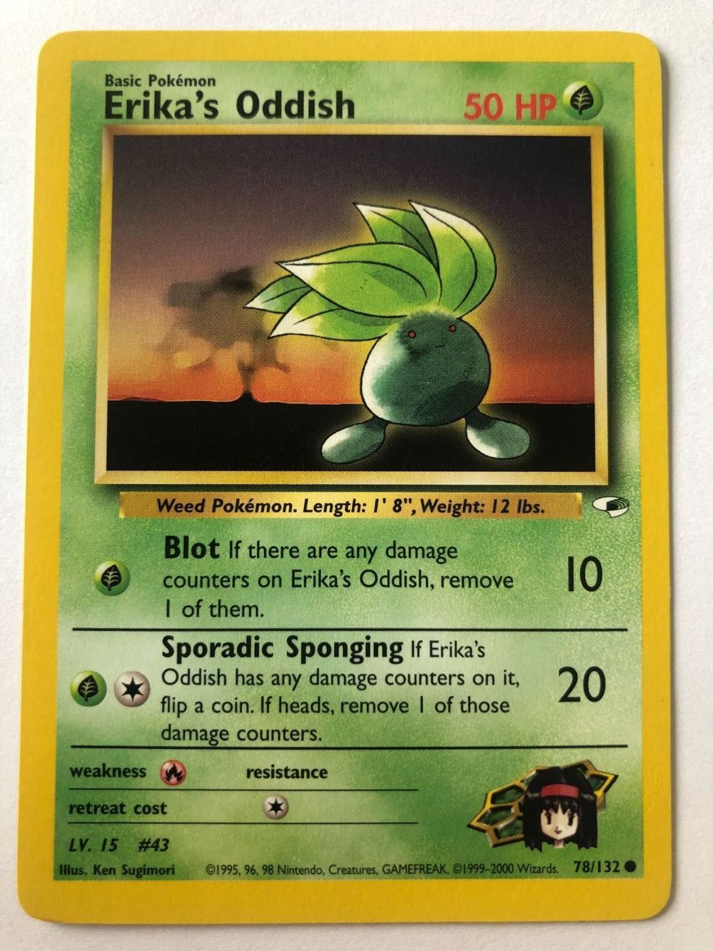Pokémon Sammelbilder & Trading cards: Erika's Oddish - Gym Heroes - Pokemon – Gebraucht aus Nussbaumen AG von Bika-Shop