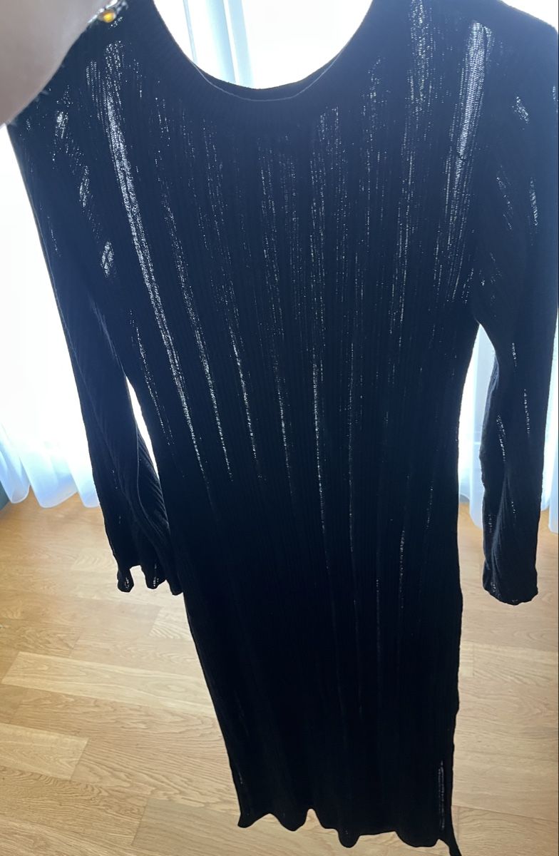 H&M Vestiti: Schwarzes langes Kleid, Gr. L, neuwertig – Nuovo (secondo la descrizione) da Zürich venduto da MariaSusanne 6