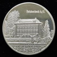 Medaille Schloss Reichenbach Kantn Bern, 900/1000 Silber