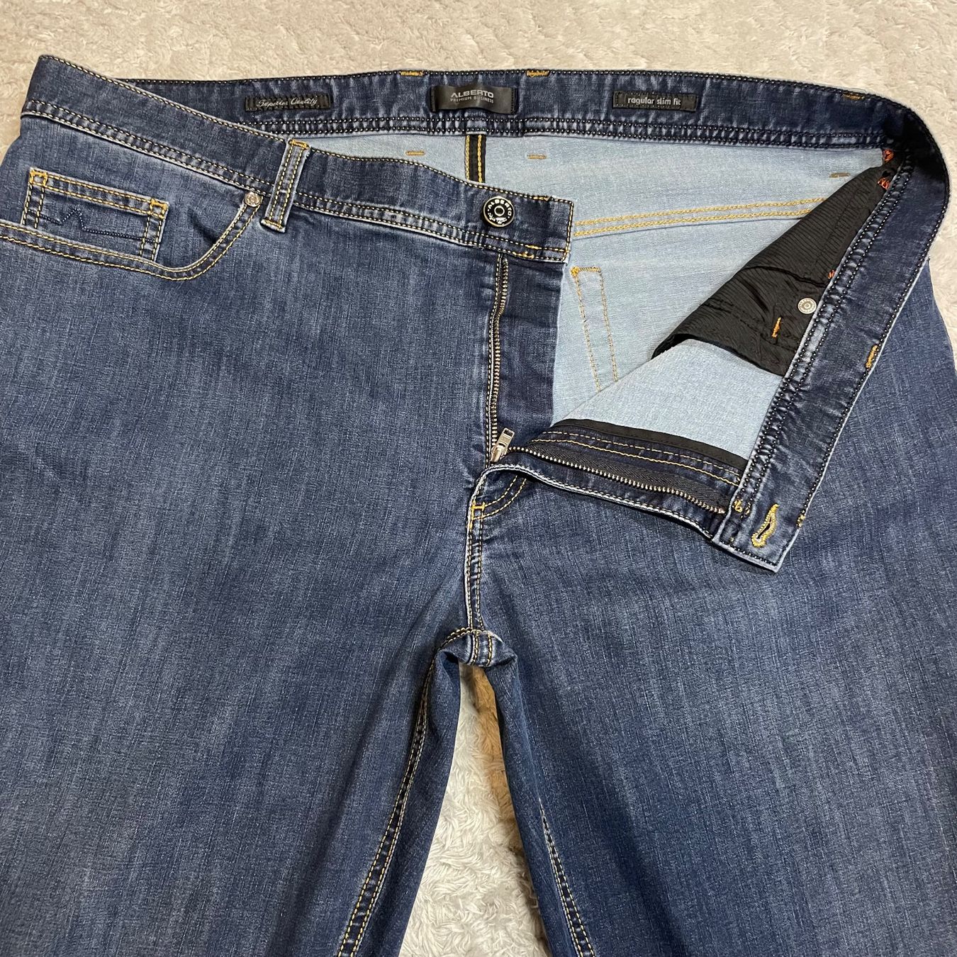 Jeans: ALBERTO Pipe Jeans W40 L32 Regular Slim Fit Coolmax – Nuovo (secondo la descrizione) da Bubikon venduto da SwissSecondLife 4