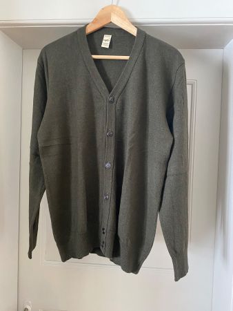 Strickjacke Herren 100% Merinowolle