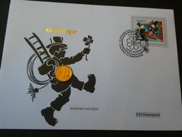 Schweiz 2022, FDC Kaminfeger mit 1 Räppler 2002