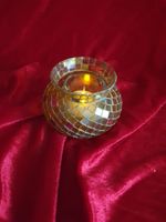 Partylite Votivkerzenhalter "Gold" NEU