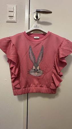 Monnalisa Sweatshirt Gr. 140/10J, rosa, Top Zustand!