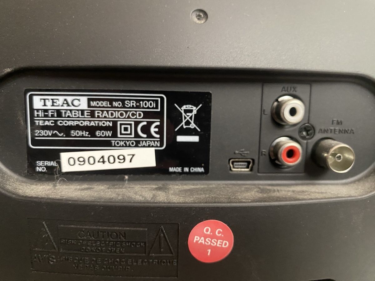 Teac Multimediaplayer & Streamer: Radio mit CD Player und Antennenanschluss – Gebraucht aus Brislach von Kimi0730 1