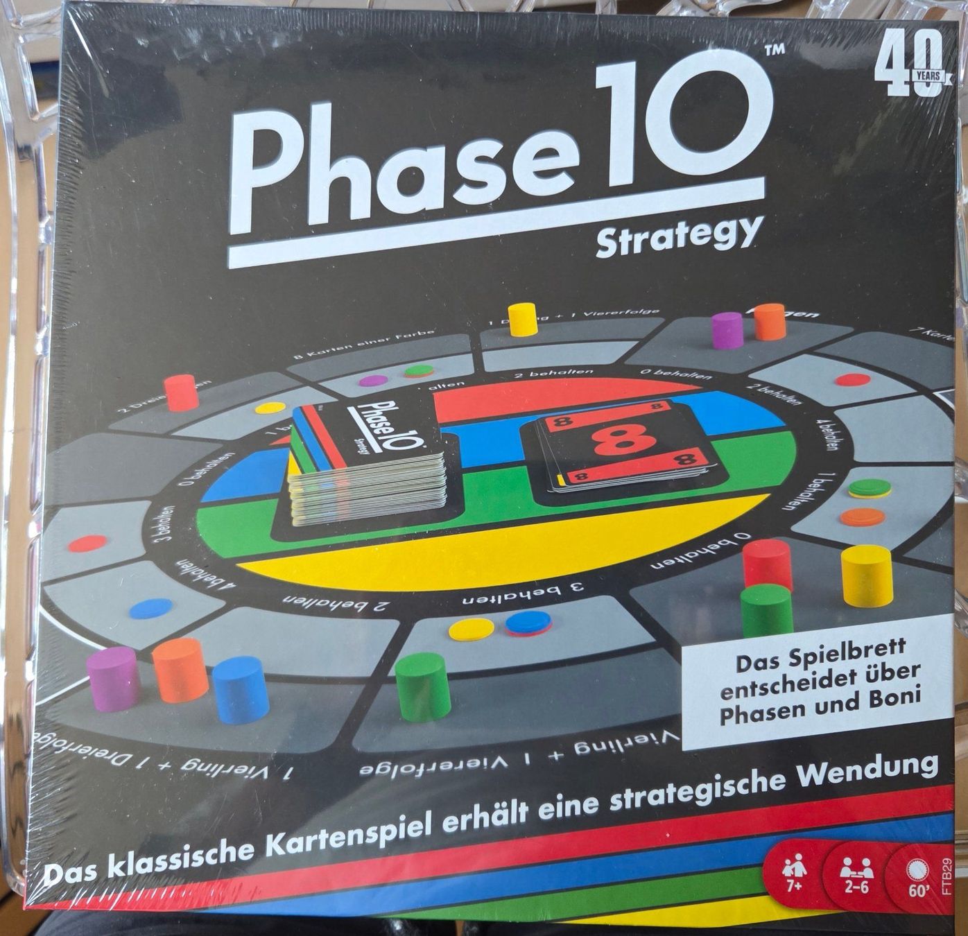 Mattel Giochi: Phase 10 Brettspiel Strategy von Mattel – Nuovo e nell'imballaggio originale da Gossau SG venduto da tenerife11