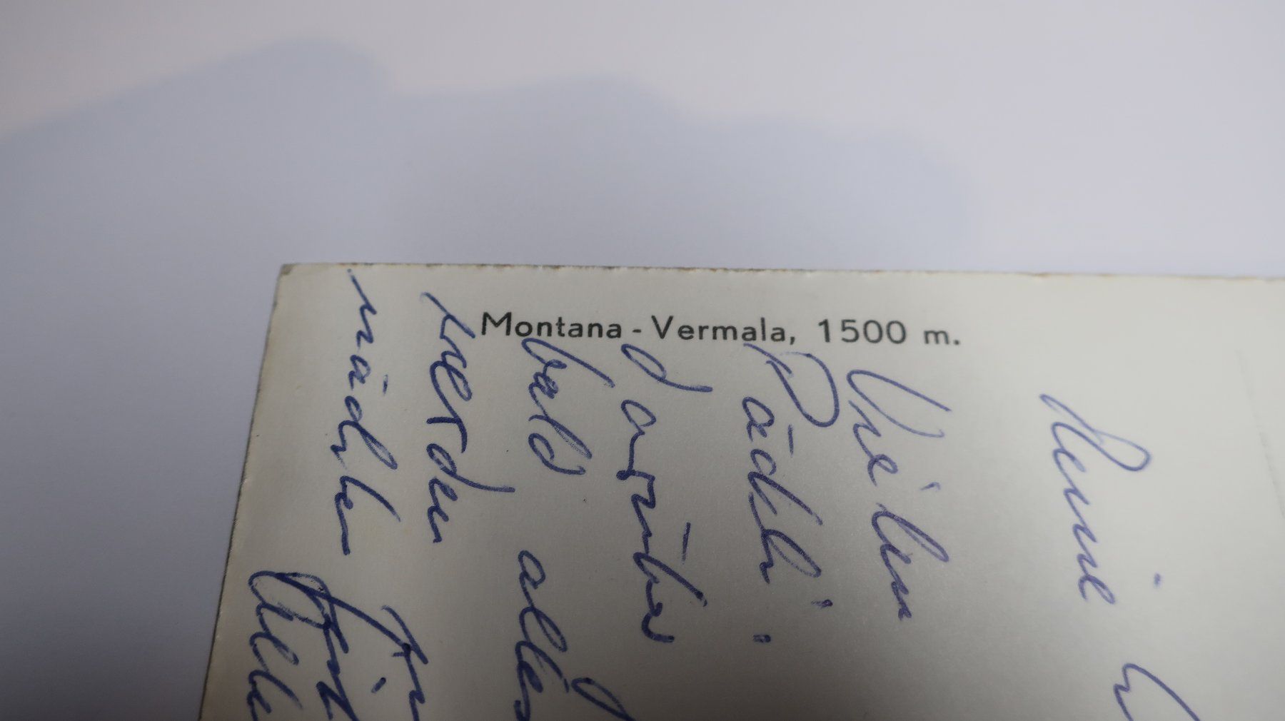 Ansichtskarten: Montana Vermala 1964 – Gebraucht aus Cormoret von Pascalll2001 4