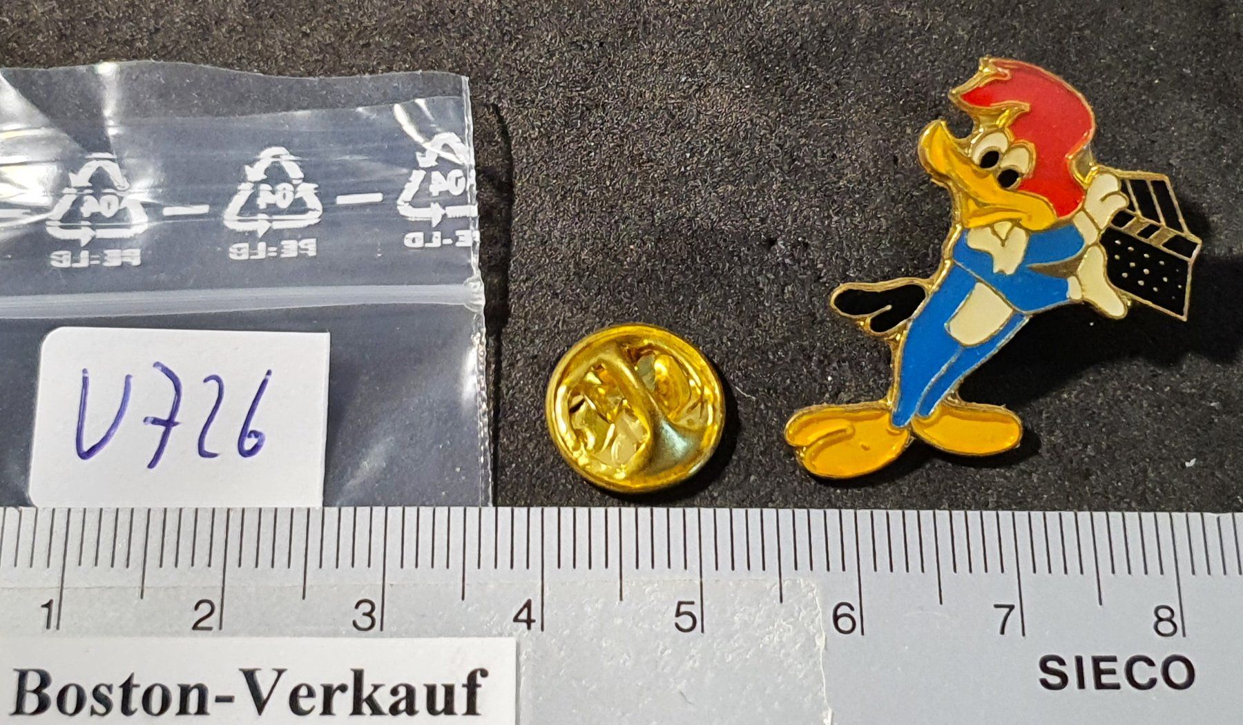 Plaketten & Abzeichen: V726 - Pin Woody Woopecker – Gebraucht aus Reinach BL von Boston-Verkauf 1