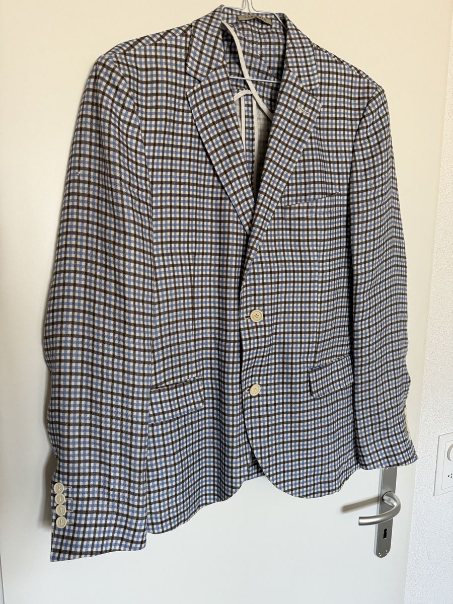Giacche: Elegantes Sakko / Blazer mit Karomuster - Grösse 50 – Usato da Dussnang venduto da Chnurri1