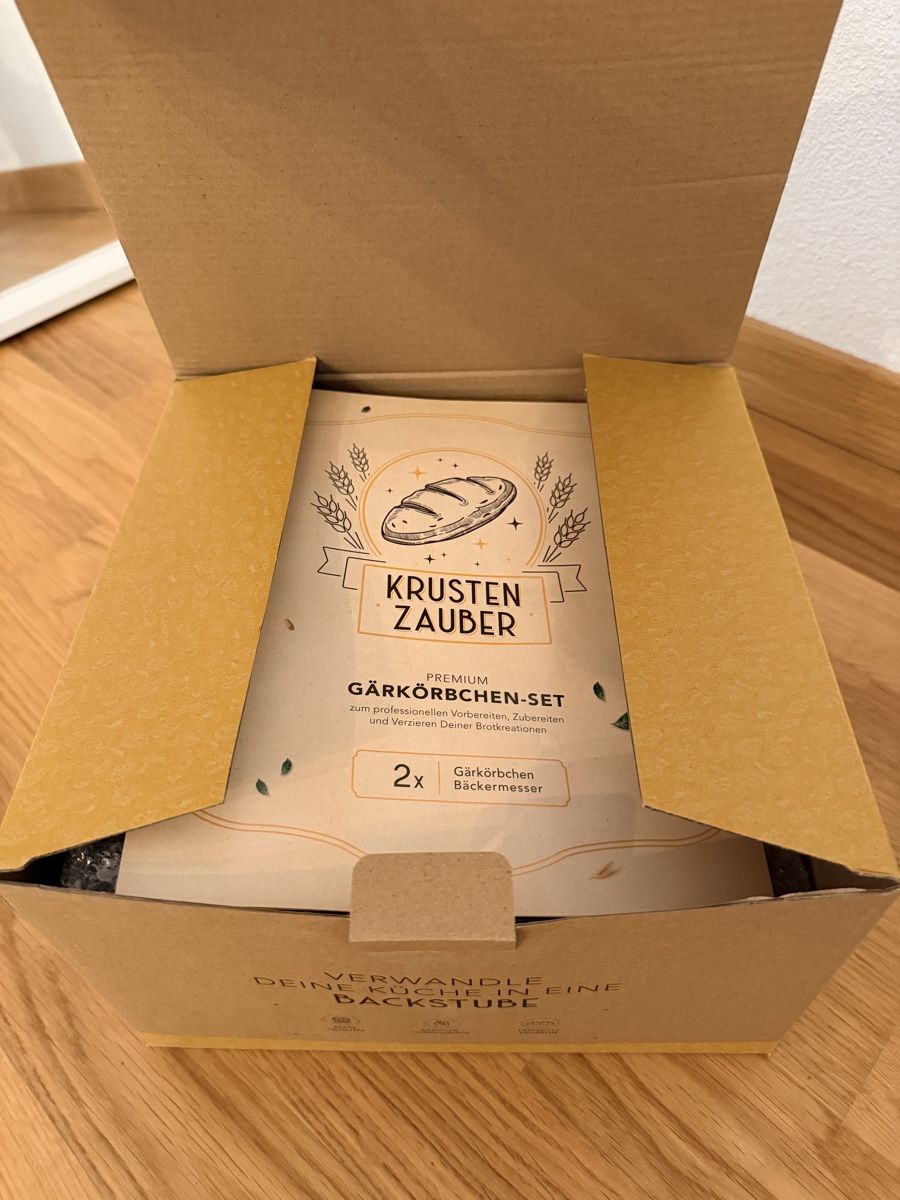 Teglie da forno: KRUSTEN ZAUBER Gärkörbchen-Set und Sauerteig Starter-Set – Nuovo e nell'imballaggio originale da Luzern venduto da Mir_Daria 4
